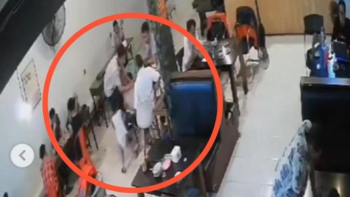 Viral oknum dokter diduga menganiaya balita saat main catur di Warkop Makassar. Dokumen Istimewa