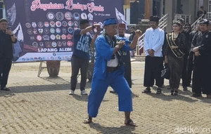 Kala Palang Pintu Ditampilkan di Sukabumi
