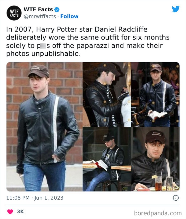 Deretan Fakta Unik yang Mind Blowing mrwtffacts via Bored Panda