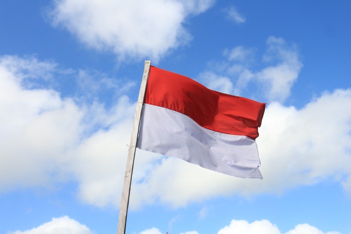 ilustrasi bendera merah putih