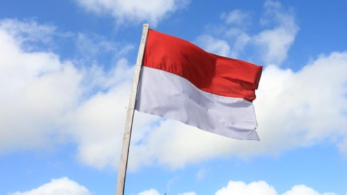 ilustrasi bendera merah putih