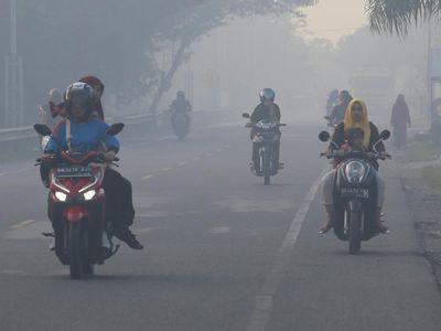 Aceh Barat Tertutup Asap Pekat Imbas Karhutla