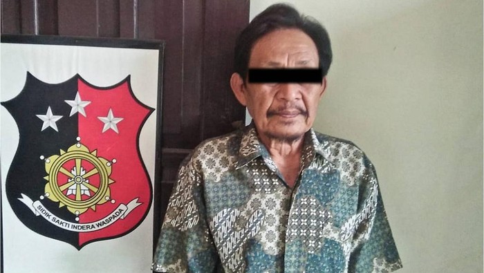 Tampang kakek perkosa pelajar sampai dikeluarkan dari sekolah di Lampung.