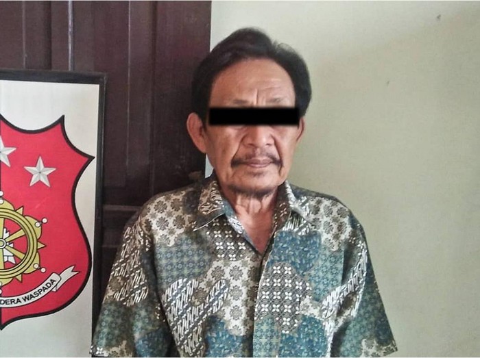 Tampang kakek perkosa pelajar sampai dikeluarkan dari sekolah di Lampung.