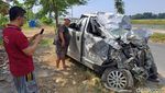 Penampakan Luxio Hancur Tertabrak KA Dhoho Tewaskan 6 Orang di Jombang