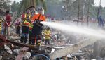 Kondisi Gudang Kembang Api di Thailand Usai Ledakan