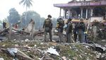 Kondisi Gudang Kembang Api di Thailand Usai Ledakan