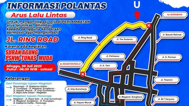 Pengamanan Suran Agung PSWH di Kota Madiun.