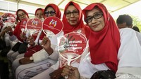 Hari Dunia Anti Perdagangan Orang yang berlangsung di RPTRA Kalijodo itu bertemakan Bersama Lawan Perdagangan Orang.  