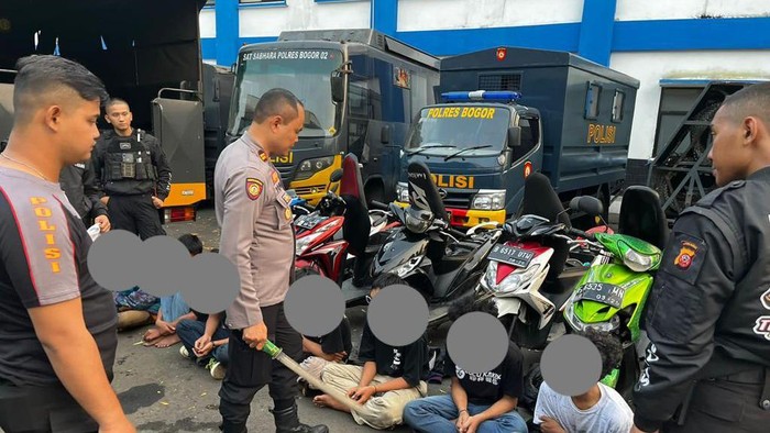 Polisi amankan gengster di Bogor