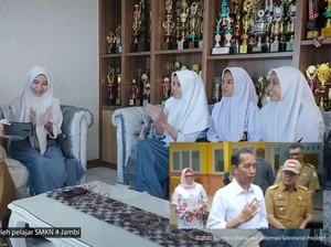 Siswi SMK Jambi Harap Bisa ke Istana Usai Kemeja Jahitannya Dipakai Jokowi