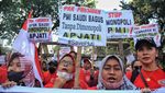 Aksi Massa Tuntut Penempatan Pekerja Migran di Arab Saudi Dibuka Lagi