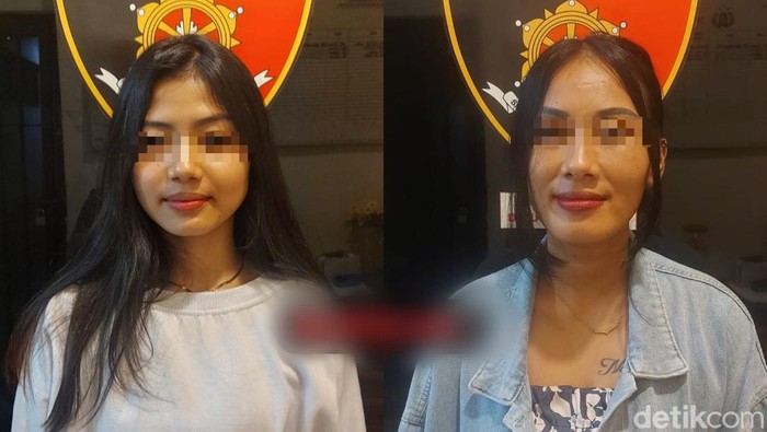 Dua wanita muda yang hendak diselundupkan ke Singapura untuk menjadi penari kelab malam.