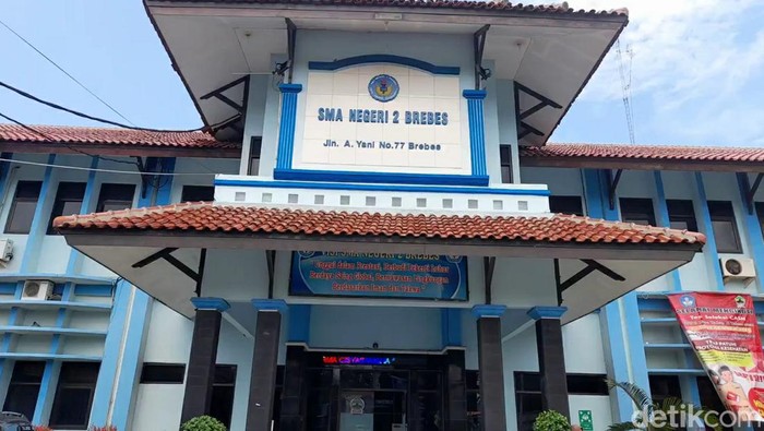 Gedung SMAN 2 Brebes. Foto diunggah Senin (31/7/2023).