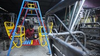 Ayunan anak ini dibuat untuk anak-anak yaitu kapasitas dua orang hingga empat orang.