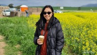 Berfoto di kebun canola.