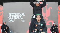 Atraksi pencak silat yang turut dipamerkan. Foto: (Dokumentasi PPI Dunia Maroko)