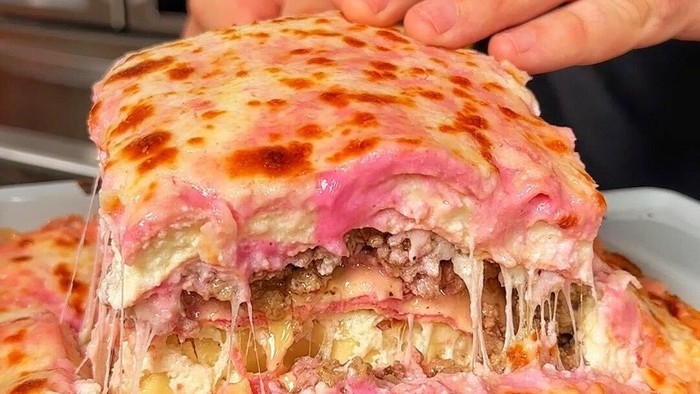 Lasagna Pink terinspirasi dari Barbie
