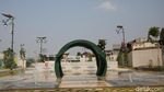 Melihat Lebih Dekat Sodetan Ciliwung Usai Diresmikan Melihat Lebih Dekat Sodetan Ciliwung Usai Diresmikan