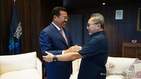 Zulhas saat menerima kunjungan Duta Besar RI Lisbon, Rudy Alfonso, di markas Kemendag, Jakarta.