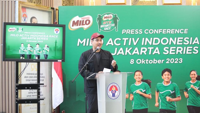 Milo Activ Indonesia Race (MAIR) hadir di Jakarta. Ajang olahraga lari ini pun mendapat apresiasi langsung dari Menteri Pemuda dan Olahraga (Menpora), Dito Ariotedjo, Senin (31/7/2023).