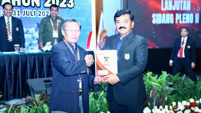 Menteri ATR/BPN Hadi Tjahjanto kembali terpilih sebagai Ketua Umum Pengurus Besar Forum Karate-Do Indonesia (FORKI) periode 2023-2027 (Dok. Istimewa)