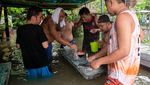 Pasar di Filipina Tetap Buka Meski Terendam Banjir