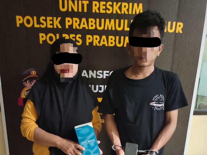 Pelaku dan penadah handphone curian di Prabumulih ditangkap polisi