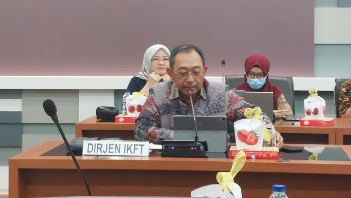 Plt. Direktur Jenderal Industri Kimia, Farmasi dan Tekstil (IKFT) Ignatius Warsito.