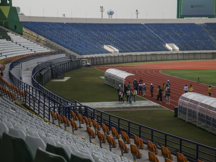 Momen FIFA Cek Kesiapan Stadion Si Jalak Harupat untuk Piala Dunia U-17