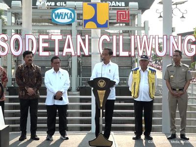 Penampakan Sodetan Ciliwung yang Diresmikan Jokowi