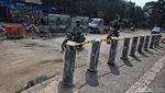 Progres Revitalisasi Trotoar di Kawasan Blok M Jelang KTT ke-43 ASEAN