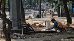 Progres Revitalisasi Trotoar di Kawasan Blok M Jelang KTT ke-43 ASEAN