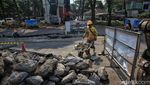 Progres Revitalisasi Trotoar di Kawasan Blok M Jelang KTT ke-43 ASEAN