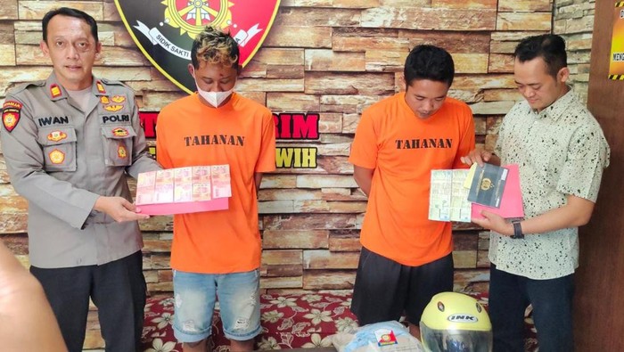 Residivis Curanmor di Kediri yang kembali diringkus setelah aksinya terekam CCTV.