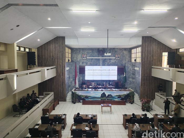 Ruang rapat DPRD Lebak. (Fathul Rizqoh/detikcom)