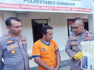 Penjambret Laptop Isi Skripsi Mahasiswi di Surabaya Ditangkap