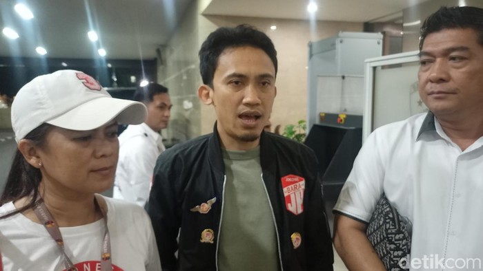 Sekjen Bara JP, Relly Reagen. (Adrial Akbar/detikcom)