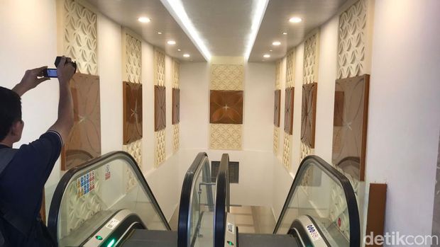Terowongan underpass Stasiun Tugu Jogja resmi dibuka, Senin (31/7/2023).