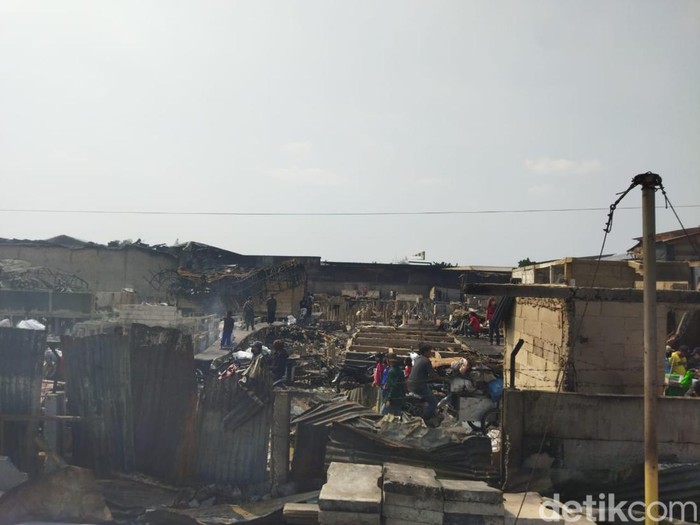 TKP Kebakaran Rumah di Penjaringan Jakut