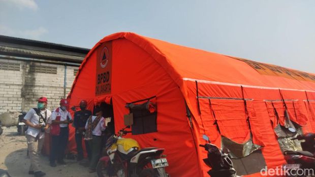 TKP Kebakaran Rumah di Penjaringan Jakut