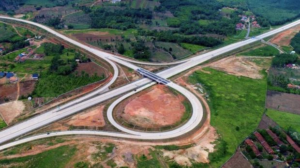Tol Trans Sumatera telah beroperasi sepanjang 596 km. (Dok. Kementerian PUPR)