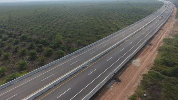 Tol Trans Sumatera telah beroperasi sepanjang 596 km. (Dok. Kementerian PUPR)