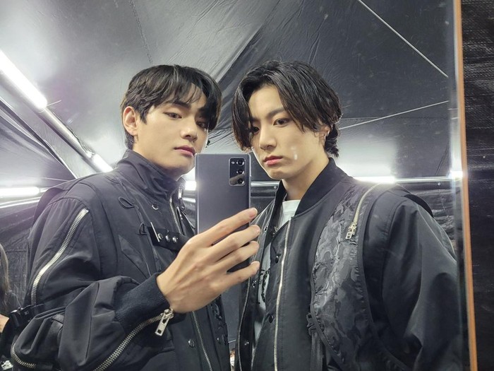 V BTS dan Jungkook BTS