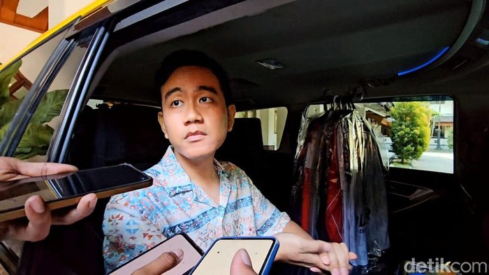 Wali Kota Solo Gibran Rakabuming Raka di Balai Kota Solo, Senin (31/7/2023).