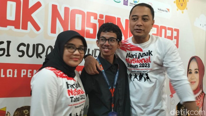 Wali Kota Surabaya Eri Cahyadi di Balai Pemuda.