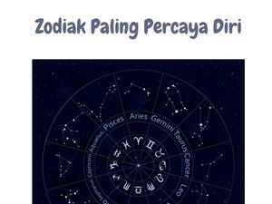 5 Zodiak Paling Percaya Diri yang Cenderung Sukses Berkarier