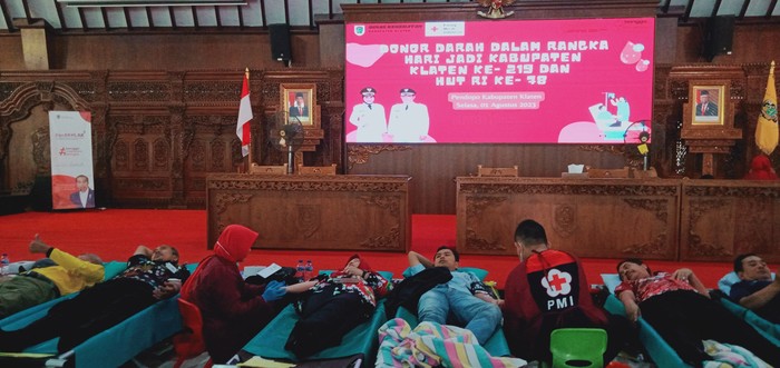 Donor Darah Pemkab Klaten