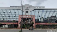 Bangunan Hotel Garuda Citra tampak bagian depan. Foto: Kartika Sari/detikSumut