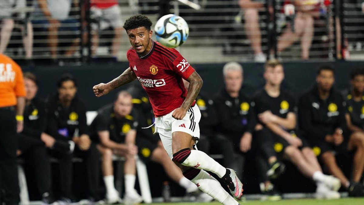 Jadon Sancho bermasalah di Manchester United. (Foto: USA TODAY Sports via Reuters Con/Lucas Peltier)